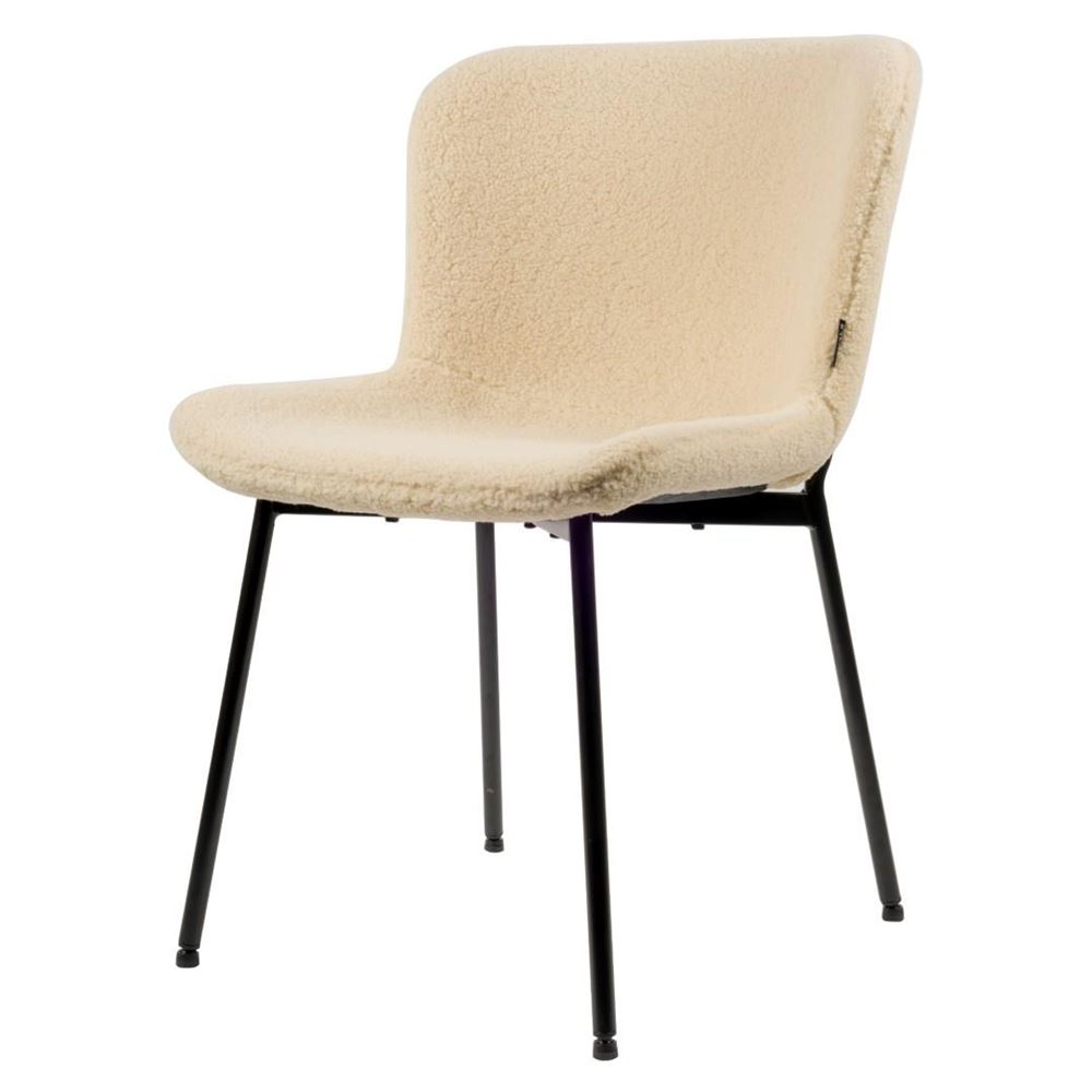 6x Design Eetkamerstoelen Cream