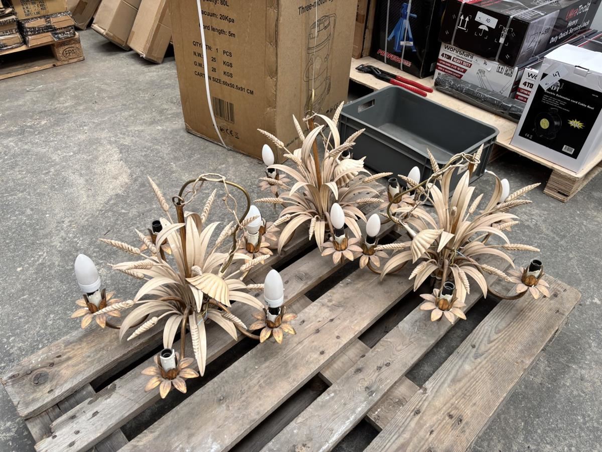 Lot Antieke Lusters