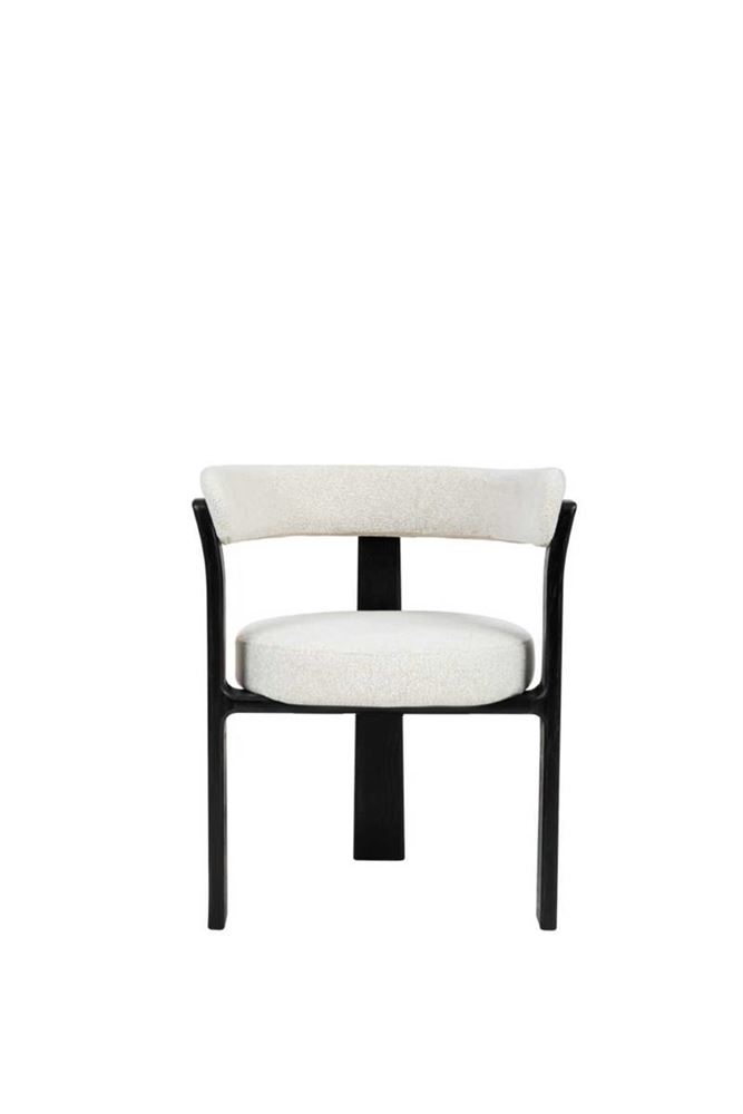 6x Design Eetkamerstoelen Zwart