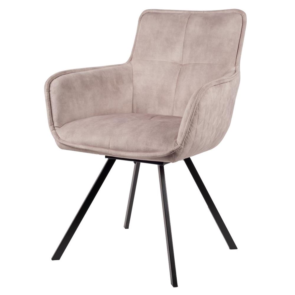 6x Design Eetkamerstoelen Light Taupe