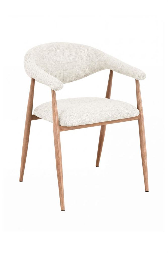 6x Design Eetkamerstoelen Naturel