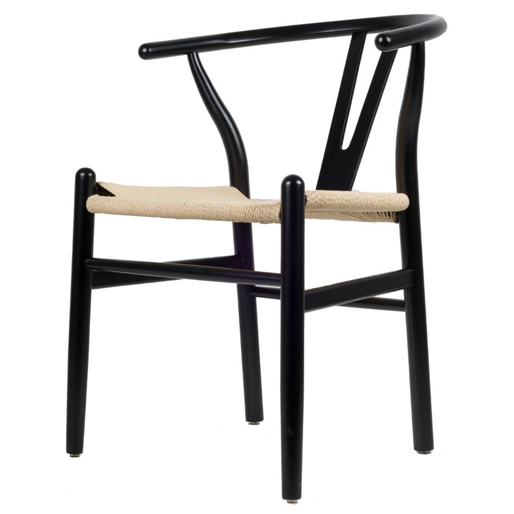 6x Design Eetkamerstoelen Zwart