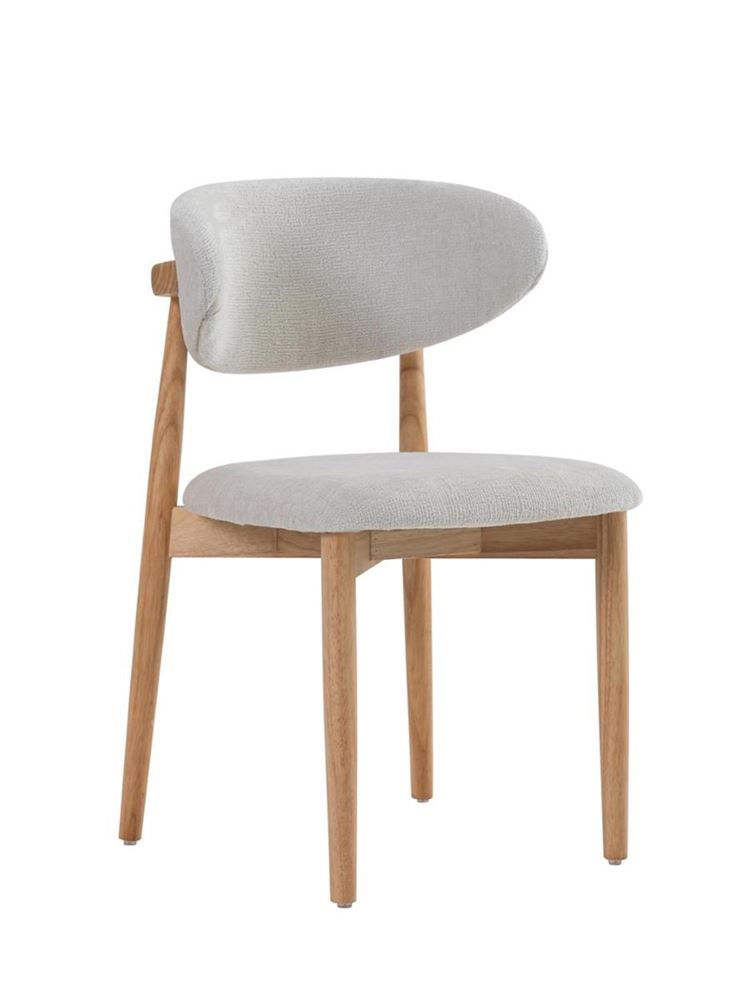 8x Design Eetkamerstoelen Naturel