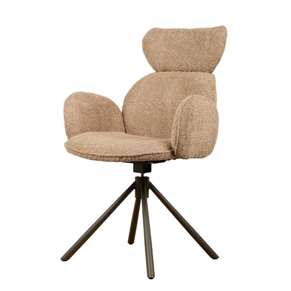 6x Design Eetkamerstoelen Taup