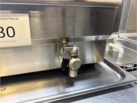 1 Rvs Dubbele Friteuse Maxima – foto 3 – kavel bij Hammertime