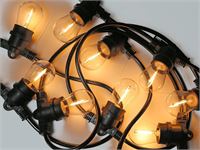 [01184] 10 M E27 Festoon String Light With Inline Sockets, Connectable And Water-Resistant – foto 2 – kavel bij Hammertime, Puurs
