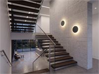 [01210] 8.5w Led Wall Light Round Design 3in1 Colour Cct Sand Black – foto 3 – kavel bij Hammertime, Puurs