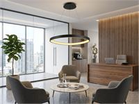 [01204p] Auren Design Pendant Lamp Black 62cm 50w Led Cct 3 Colour & 3 Step Dimming – foto 4 – kavel bij Hammertime, Puurs