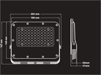 [01107] 50w 5000k Led Floodlight With Lens Waterproof – foto 5 – kavel bij Hammertime, Puurs