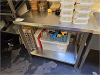 1 Rvs Werktafel – kavel bij Hammertime