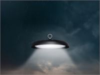 [01115] 100w 5000k Led Ufo Highbay With Lens Waterproof – foto 3 – kavel bij Hammertime, Puurs
