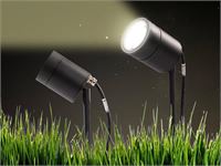 [01069] Spike Spotlight Garden Light Gu10 Socket Sand Black Rotatable Waterproof – foto 7 – kavel bij Hammertime, Puurs