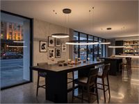 [01190] Orien Design Pendant Lamp Sand Black 80cm&40cm Duo Ring 50w Led Cct 3 Colour & 3-Step Dimming – foto 5 – kavel bij Hammertime, Puurs
