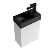 1 X 40cm Toiletmeubel Mat Wit - Como 40-03b – foto 2 – kavel bij Hammertime, Bornem