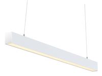 [hrz201] 40w Led 120cm Linear Design Pendant Lamp With 3 Colour Light Switch White – foto 8 – kavel bij Hammertime, Puurs