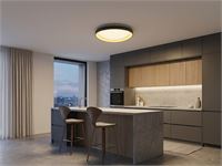 [01202] Auren Design Ceiling Lamp Black 62cm 50w Led Cct 3 Colour & 3 Step Dimming – foto 4 – kavel bij Hammertime, Puurs