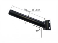 [01125s] Wall Bracket For Solar Street Light 30cm Sand Black – foto 2 – kavel bij Hammertime, Puurs