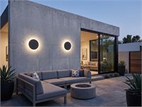 [01210] 8.5w Led Wall Light Round Design 3in1 Colour Cct Sand Black – foto 5 – kavel bij Hammertime, Puurs
