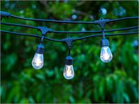 [01132] 10-Meter E27 Festoon String Light With Pendant Sockets, Connectable And Water-Resistant – foto 4 – kavel bij Hammertime, Puurs