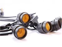 [01132] 10-Meter E27 Festoon String Light With Pendant Sockets, Connectable And Water-Resistant – foto 7 – kavel bij Hammertime, Puurs