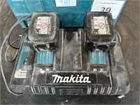 Makita Dc18rd Duo Lader + 2x Accu – foto 2 – kavel bij Hammertime