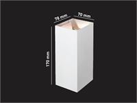 [00980] 12w Led White Wall Lamp Dual Light Adjustable Waterproof – foto 7 – kavel bij Hammertime, Puurs