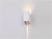 [00980] 12w Led White Wall Lamp Dual Light Adjustable Waterproof – foto 3 – kavel bij Hammertime, Puurs