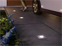 [00889] Gu10 Ground Spotlight Square Satin Nickel – foto 3 – kavel bij Hammertime, Puurs