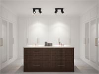 [00953] Gu10 Surface-Mounted Spotlight Fixture Double Cylinder Sand Black Rotatable – foto 3 – kavel bij Hammertime, Puurs