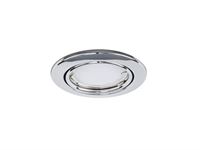 [00912] Gu10 Recessed Fixture, Chrome, With Lamp Holder – foto 7 – kavel bij Hammertime, Puurs