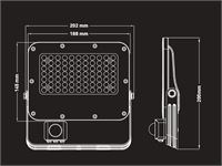 [01113] 50w 3000k Led Floodlights With Sensor And Lens Waterproof – foto 6 – kavel bij Hammertime, Puurs