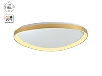[01203] Auren Design Ceiling Lamp Gold 62cm 50w Led Cct 3 Colour & 3 Step Dimming – kavel bij Hammertime, Puurs