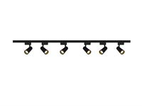 [03005] 2 Metre Track System With 6 Pcs Track Spot Gu10 Socket With Ring – foto 10 – kavel bij Hammertime, Puurs