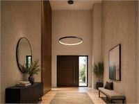 [01188] Orien Design Pendant Lamp Sand Black 60cm 28w Led Cct 3 Colour & 3-Step Dimming – foto 6 – kavel bij Hammertime, Puurs