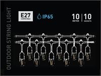 [01132] 10-Meter E27 Festoon String Light With Pendant Sockets, Connectable And Water-Resistant – foto 9 – kavel bij Hammertime, Puurs