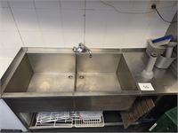 1 Rvs Dubbele Wastafel – foto 2 – kavel bij Hammertime