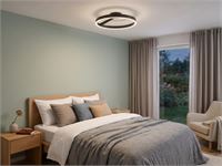[01210p] Arcao Design Ceiling Lamp Black 60cm 40w Led Cct 3 Colour & 3 Step Dimming – foto 4 – kavel bij Hammertime, Puurs