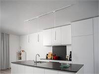 [00897] Gu10 Track Spot Decorative Pendant Lamp Cylinder 24cm Sand White – foto 2 – kavel bij Hammertime, Puurs
