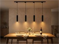 [00896] Gu10 Track Spot Decorative Pendant Lamp Cylinder 24cm Sand Black – foto 2 – kavel bij Hammertime, Puurs