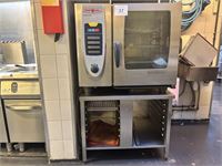 1 Rvs Combi Stoomoven Rational Scc61g Vv Rvs Onderstel – kavel bij Hammertime