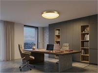 [01203] Auren Design Ceiling Lamp Gold 62cm 50w Led Cct 3 Colour & 3 Step Dimming – foto 3 – kavel bij Hammertime, Puurs