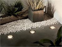 [00891] Gu10 Ground Spotlight Round Satin Nickel – foto 2 – kavel bij Hammertime, Puurs