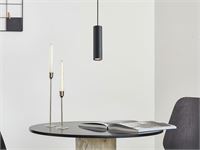 [00894] Gu10 Decorative Pendant Lamp Cylinder 24cm Sand Black – foto 4 – kavel bij Hammertime, Puurs