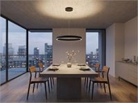 [01196] Duora Design Pendant Lamp Black 60cm 40w Led Cct 3 Colour & 3-Step Dimming – kavel bij Hammertime, Puurs