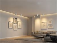 [00947] Gu10 Surface-Mounted Spot Fixture Cylinder Sand White Adjustable – foto 5 – kavel bij Hammertime, Puurs