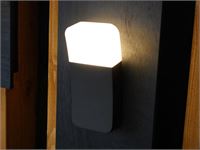 [00724] 9.5w Led Wall Lamp Curved Sand Black Warm White Waterproof – foto 4 – kavel bij Hammertime, Puurs