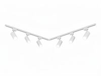 [03004] 2 Metre Pro Track Lighting Set With 6 Pcs 18w 4000k Track Spot – foto 2 – kavel bij Hammertime, Puurs