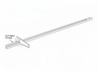 [01085] 1 Metre Track For 1-Phase 2-Wire Track System With Connector, White – foto 4 – kavel bij Hammertime, Puurs