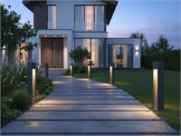 [01080] Garden Bollard Light 68cm Gu10 Socket Black Waterproof – foto 3 – kavel bij Hammertime, Puurs