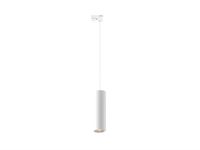 [00897] Gu10 Track Spot Decorative Pendant Lamp Cylinder 24cm Sand White – foto 5 – kavel bij Hammertime, Puurs